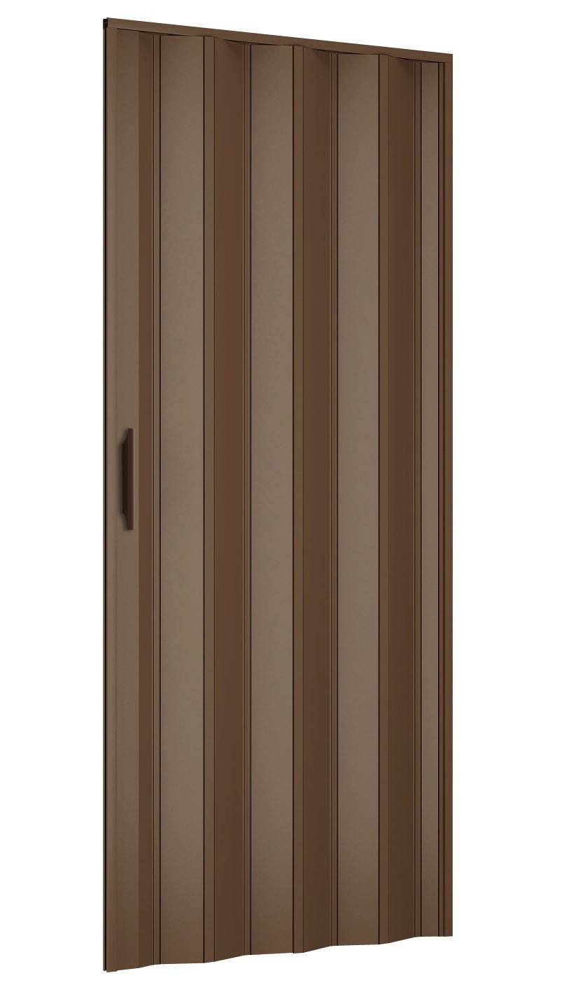 Porta soffietto da Interno 83x210cm in pvc color noce