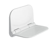 Sedile ribaltabile per doccia in resina colore bianco