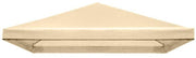 Telo top di ricambio per gazebo mt 3x3 di copertura colore ecrù