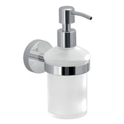 Dosasapone a muro GEDY linea Eros in acciaio Cromato