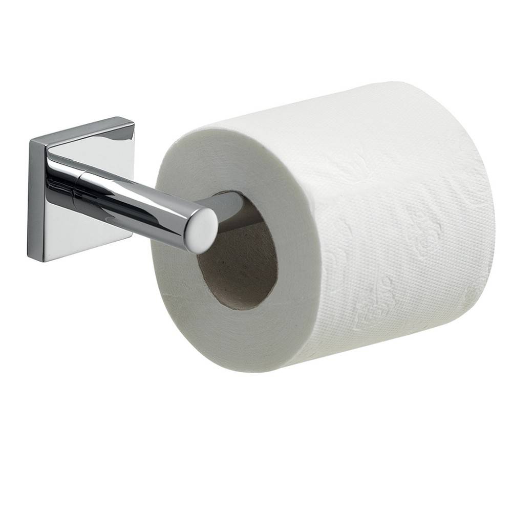 Portarotolo a muro Gedy in acciaio inox e cromall serie Fuji