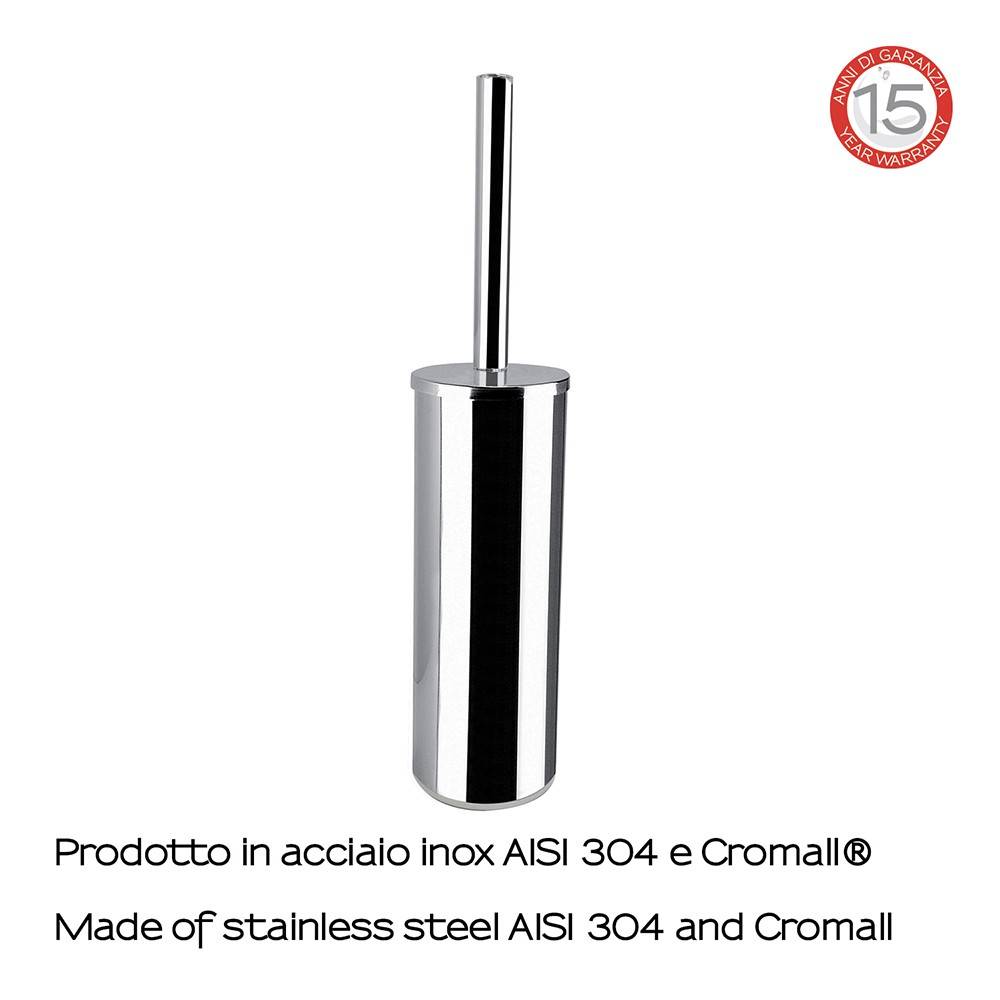 Scopino d' appoggio GEDY linea Fuji colore Cromato