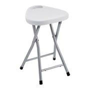 Sgabello da bagno GEDY in acciaio inox richiudibile colore Bianco