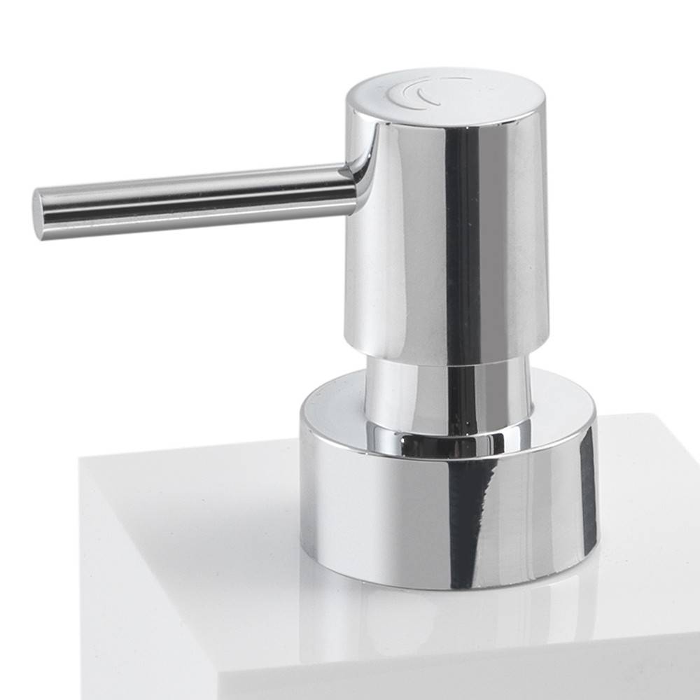 Dosasapone d' appoggio GEDY linea Sofia in resina colore Bianco