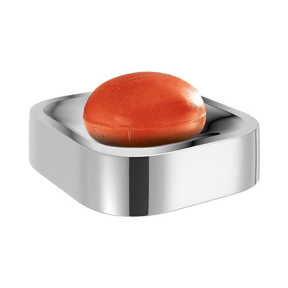 Portasapone a muro GEDY linea Outline in acciaio Cromato