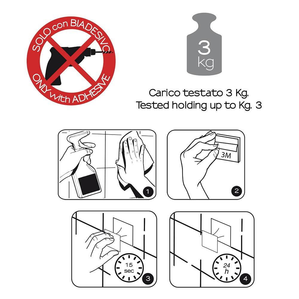 Appendiabiti a muro GEDY linea Wizard gancio singolo Cromato