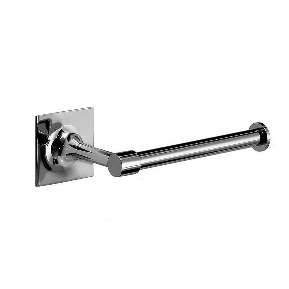 Portarotolo a muro Gedy in acciaio inox e cromall serie Wizard