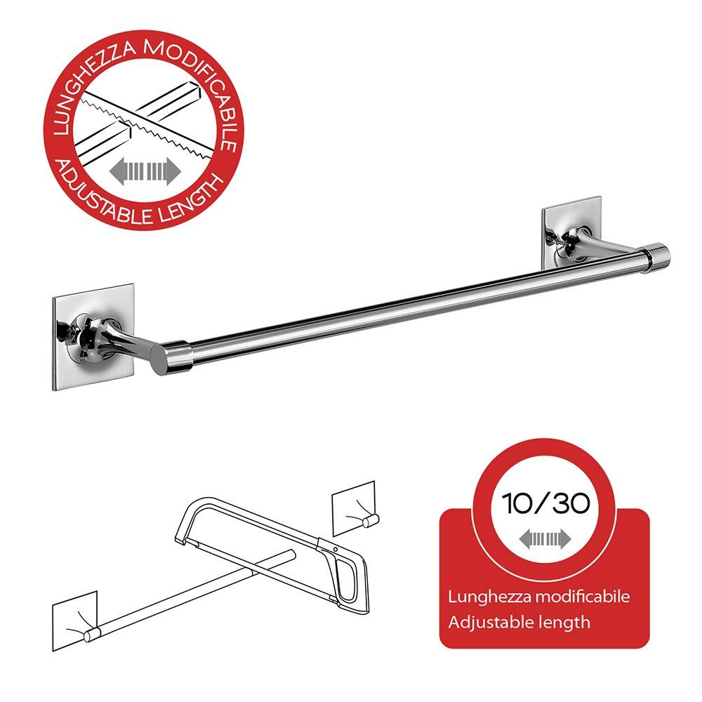 Portasalviette GEDY linea Wizard da 35cm Cromato