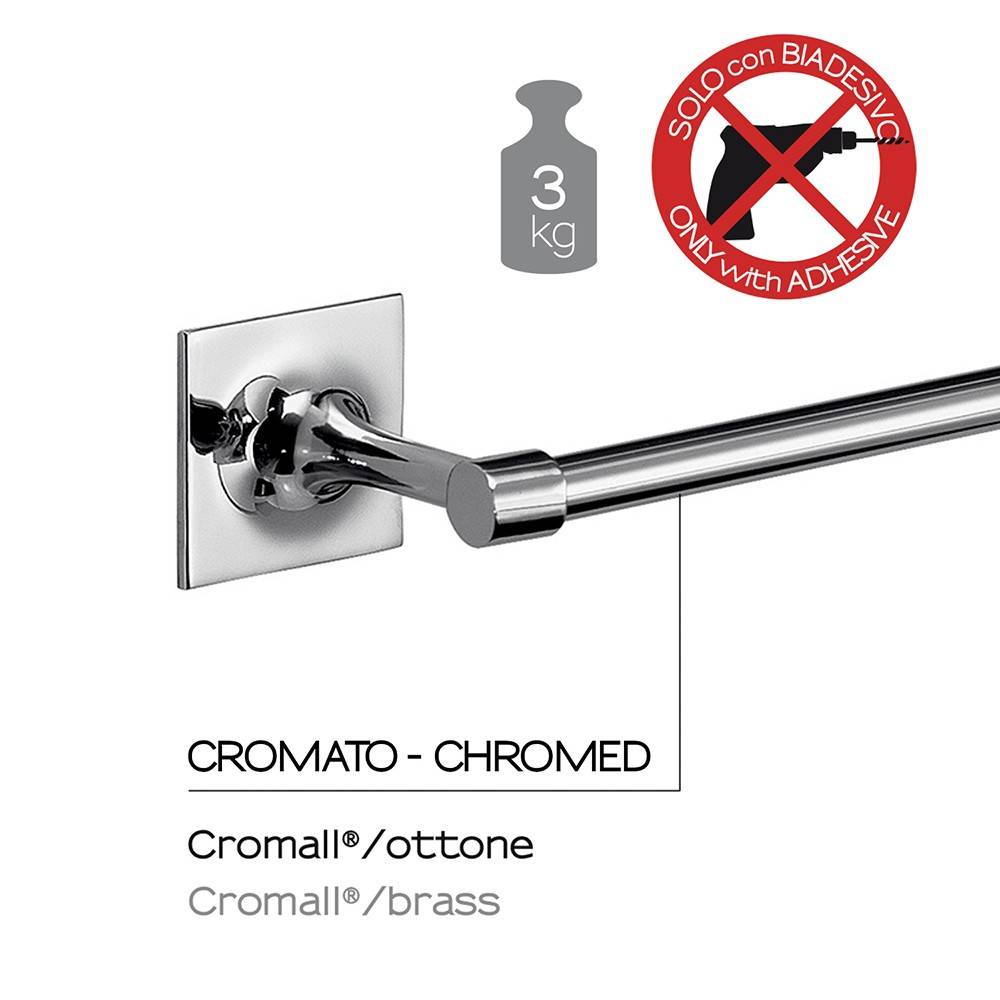 Portasalviette GEDY linea Wizard da 50cm Cromato