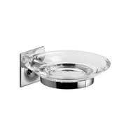 Portasapone a muro GEDY linea Wizard in acciaio colore Cromato