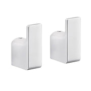 Gedy Pirenei coppia di appendiabiti cromati in Cromall