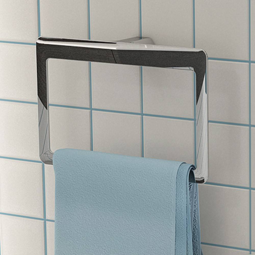 Portasalviette GEDY linea Pirenei ad anello Cromato