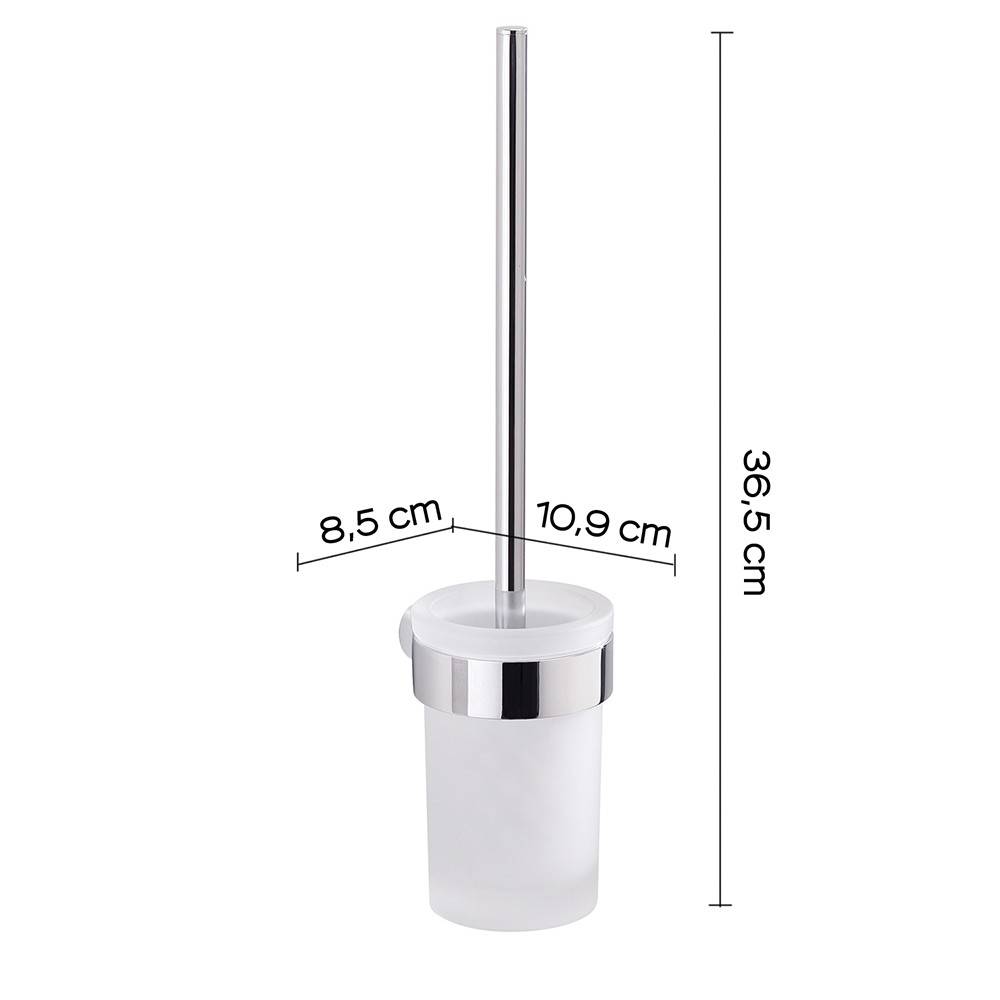 Scopino a muro GEDY linea Pirenei colore Cromato