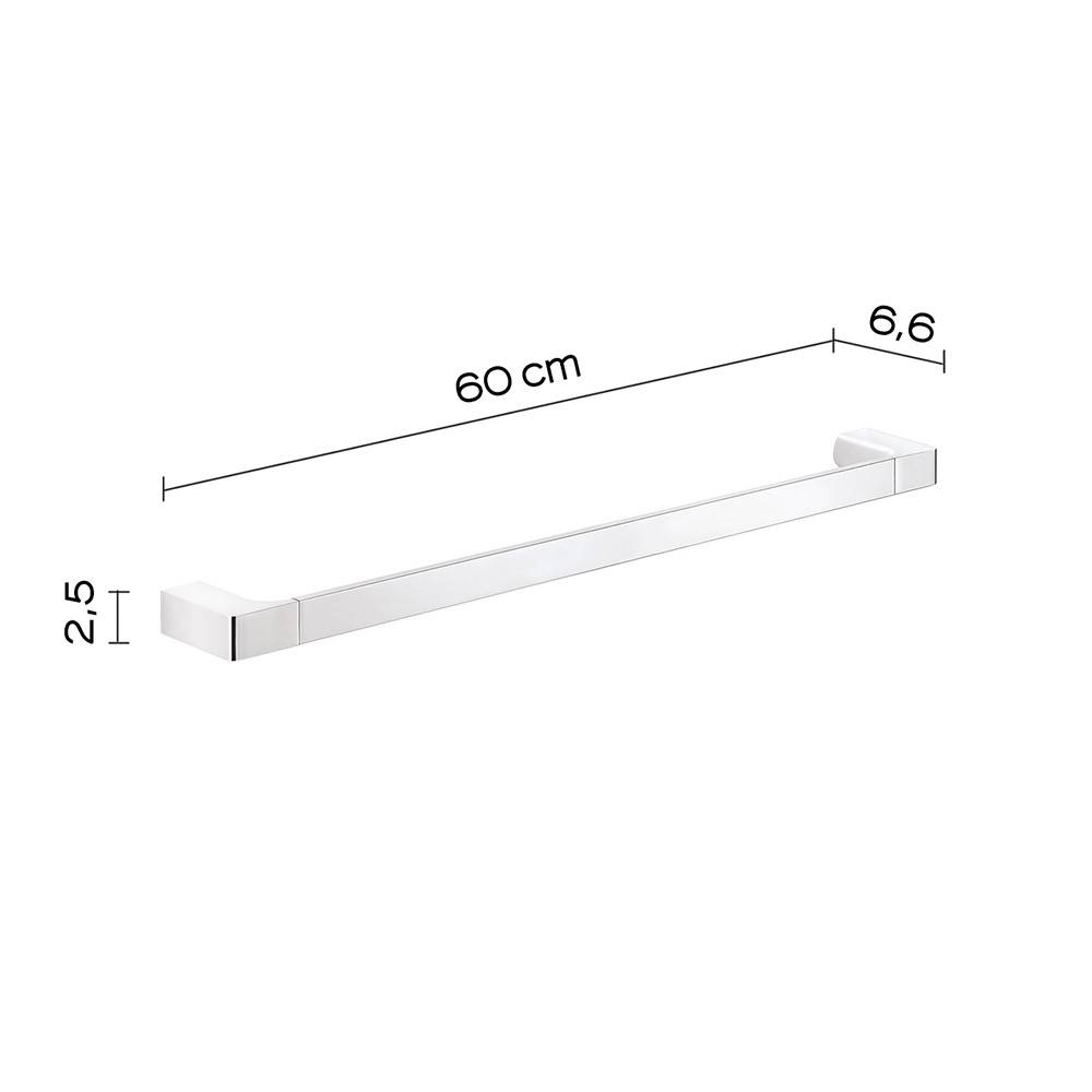 Portasalviette GEDY linea Pirenei da 60cm Cromato