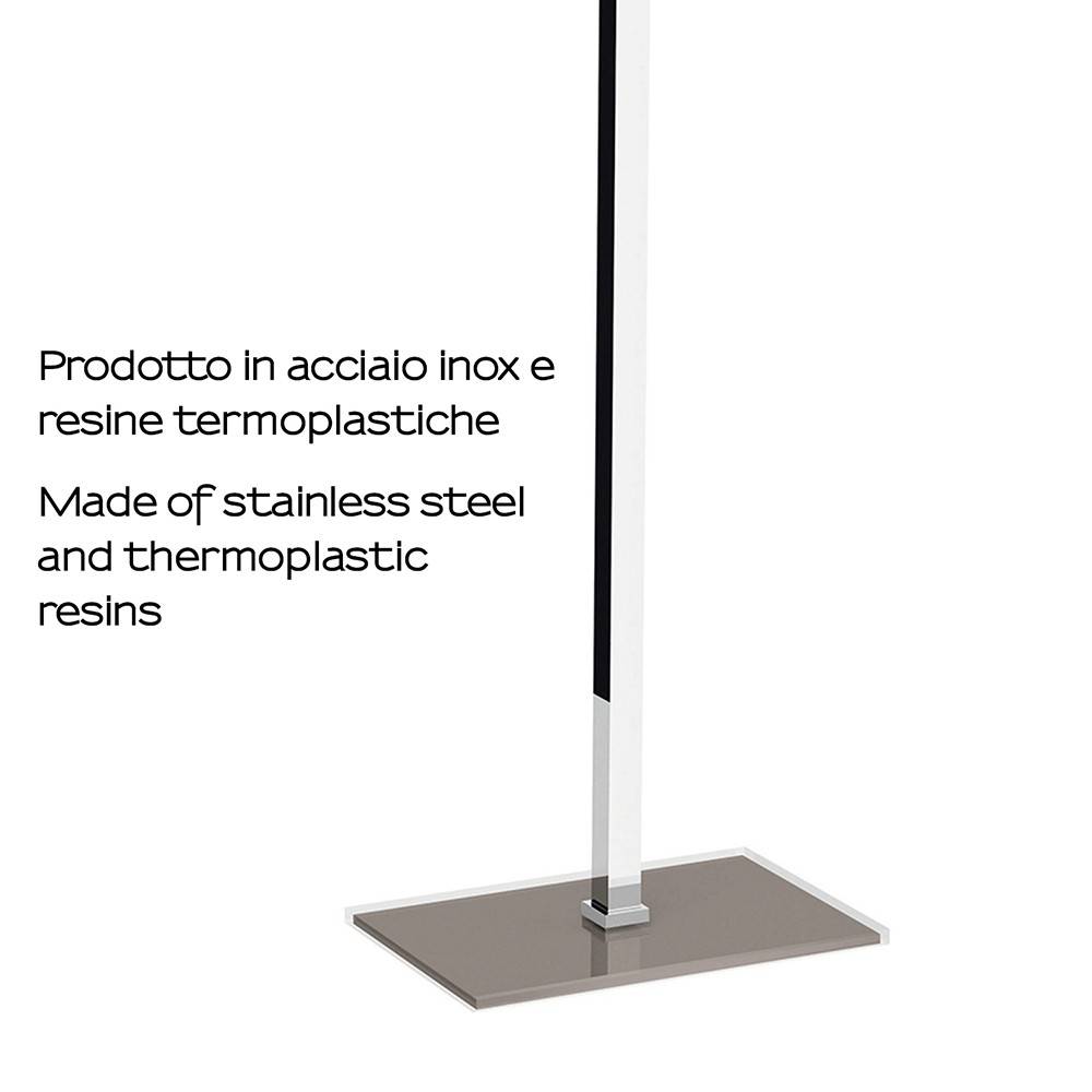 Piantana portasalviette GEDY linea Raimbow a 4 bracci colore Tortora