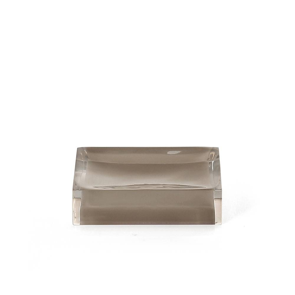 Portasapone d' appoggio GEDY linea Rainbow in resina colore Tortora