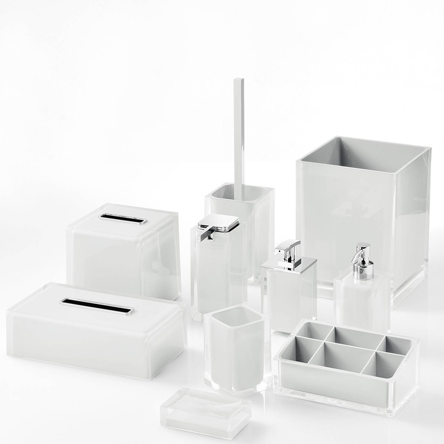 Scopino d' appoggio GEDY linea Rainbow colore Bianco