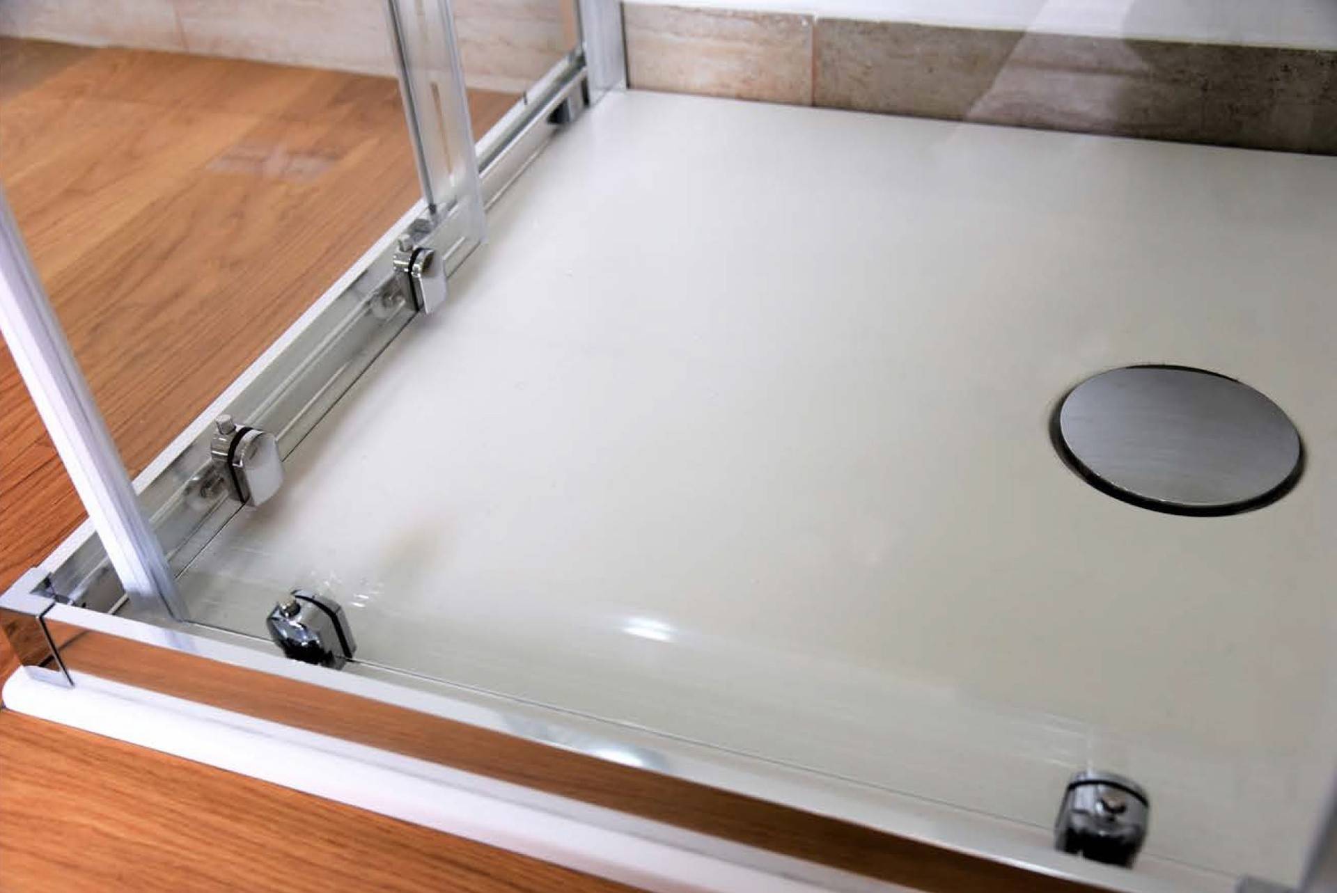 Box doccia angolare Style 90x120x190cm in cristallo serigrafato 6 mm