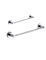 Set 2 portasalviette di GEDY linea Felce cromato