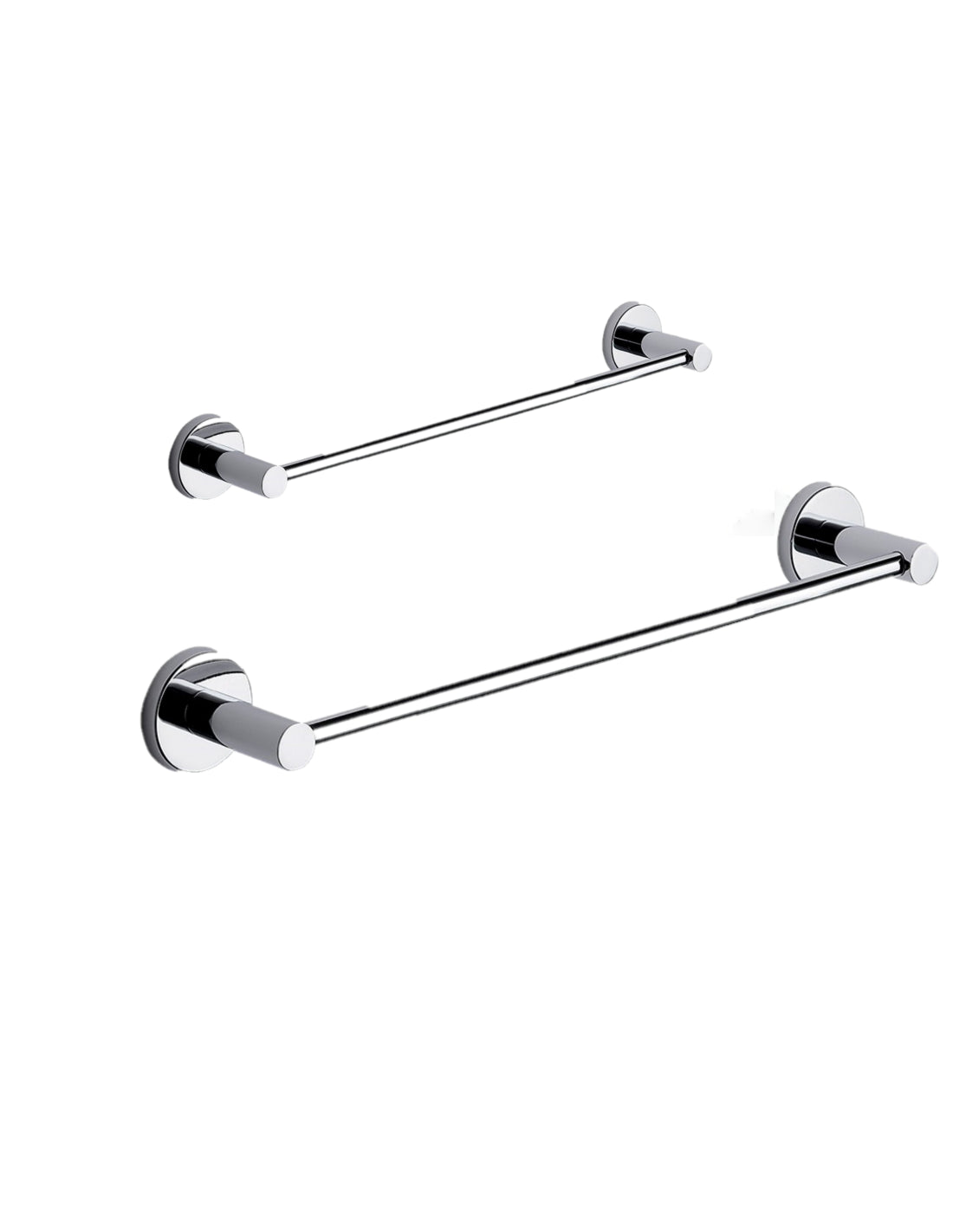 Set 2 portasalviette di GEDY linea Felce cromato