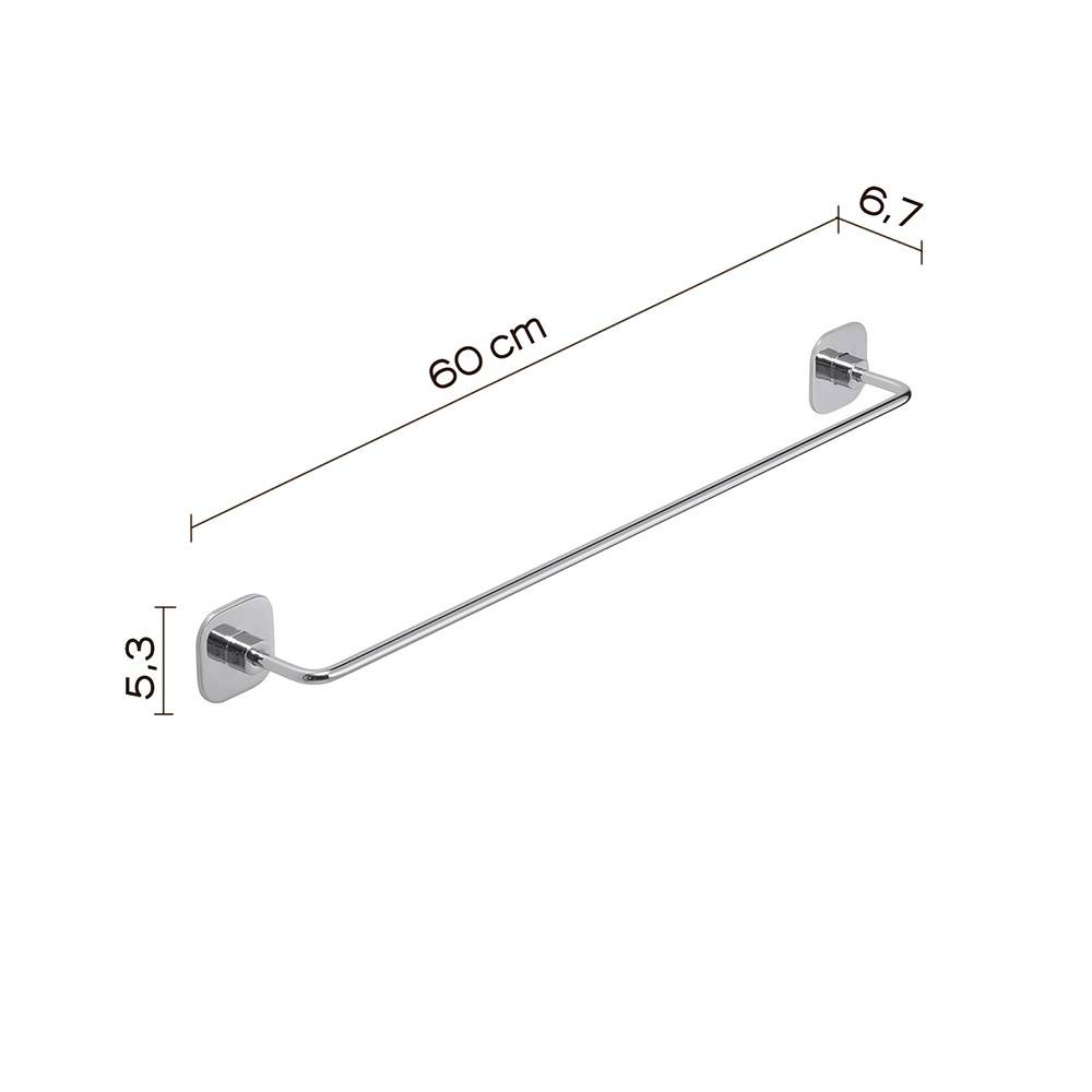 Set 2 portasalviette di GEDY linea Teide cromato