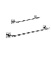 Set 2 portasalviette di GEDY linea Wizard cromato