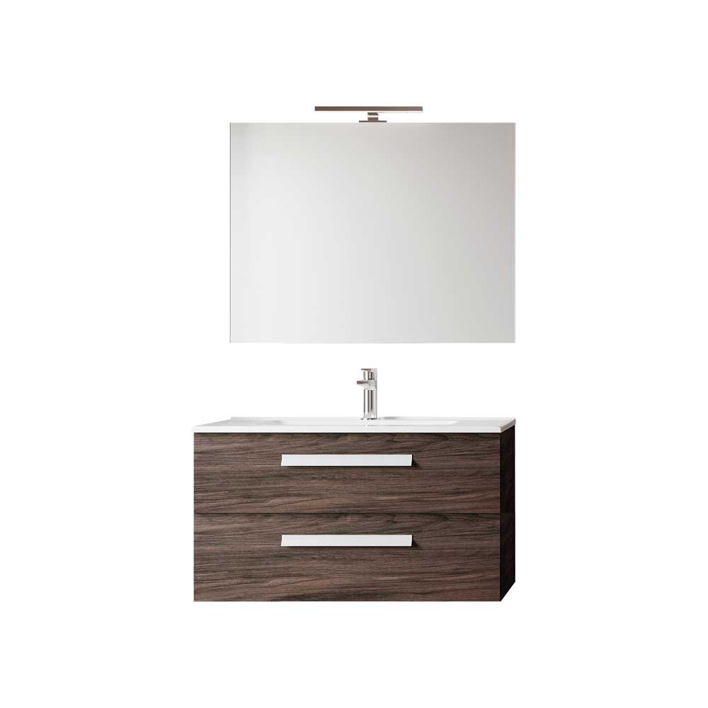 Composizione mobile da bagno Angela100 sospeso — Savini Industria Arredo Bagno