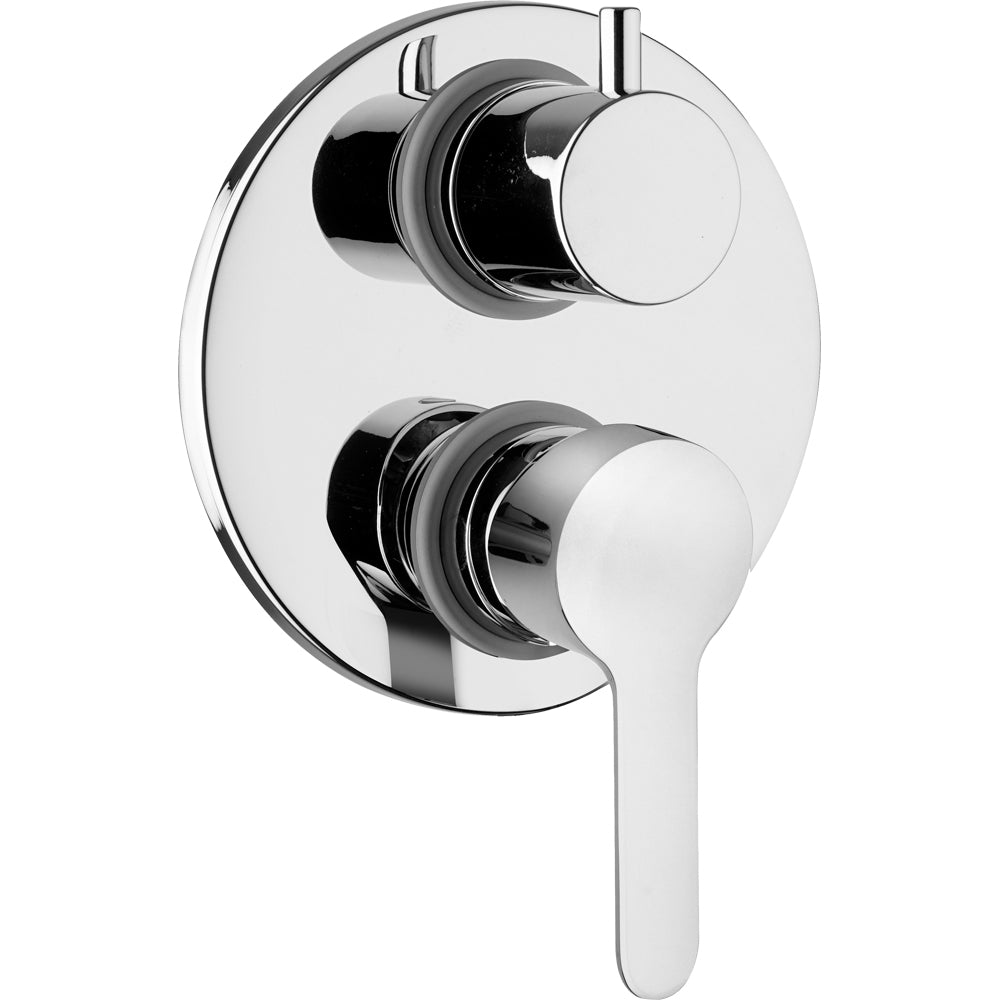 Miscelatore doccia incasso con deviatore P3 cromo — Paini