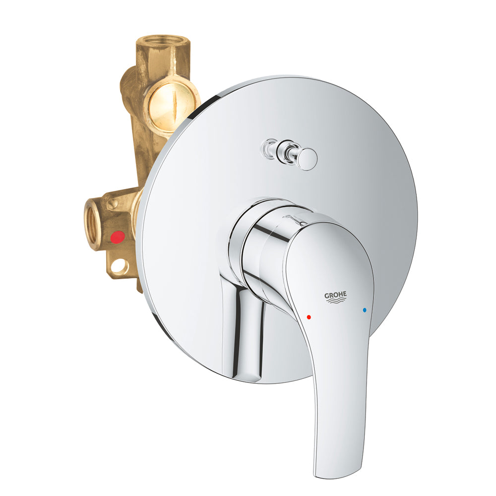 Miscelatore doccia incasso eurosmart NEW" con deviatore cromo — Grohe