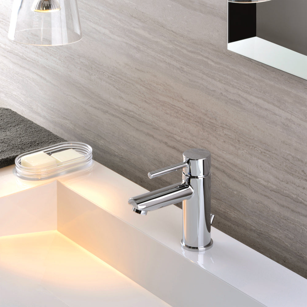 Miscelatore lavabo Stick cromo + piletta 1"1/4 — Paffoni