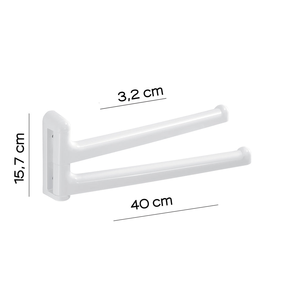 Portasalviette a snodo junior serie 8000" bianco — GEDY