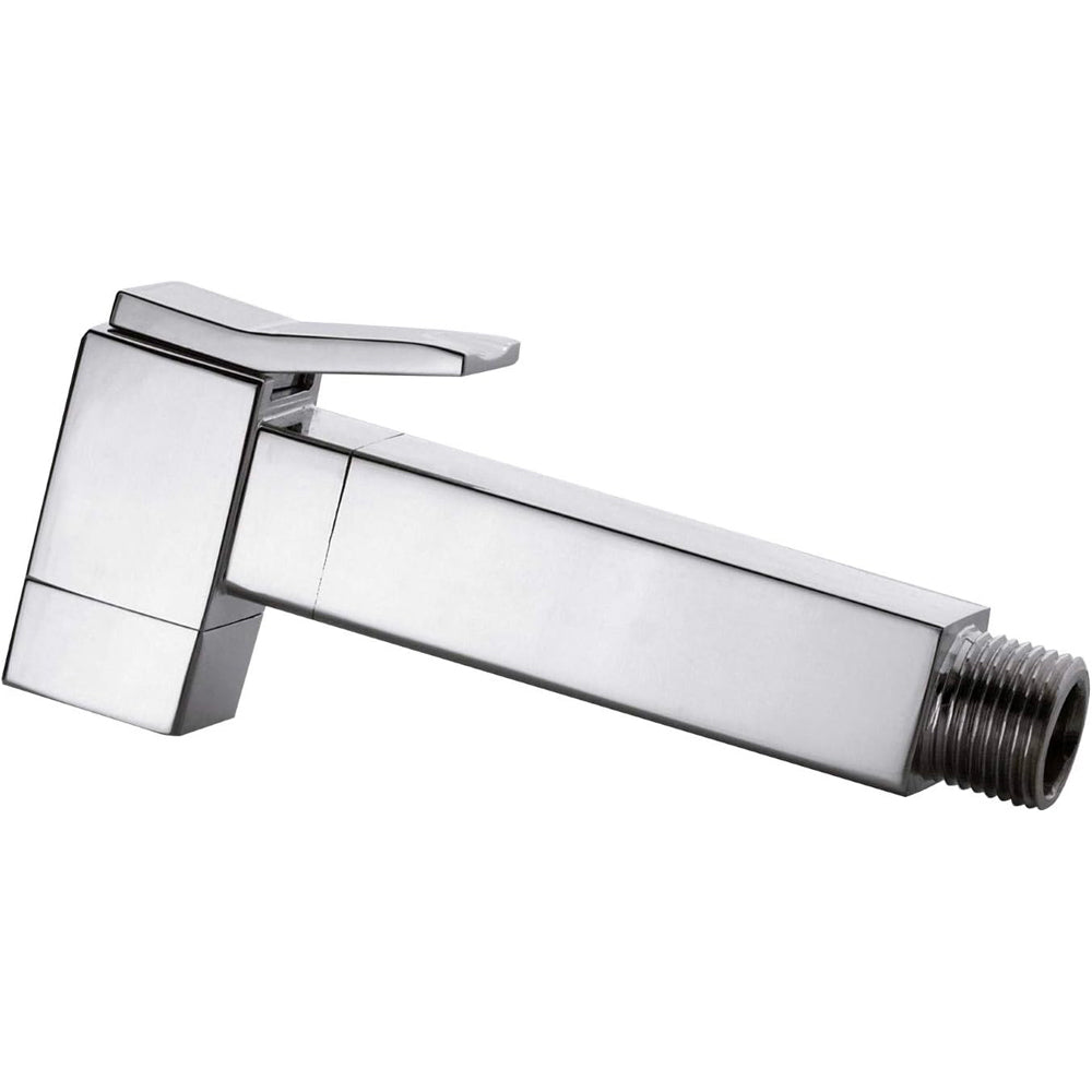 Kit doccia shut-off Karima quadrata in ottone cromo