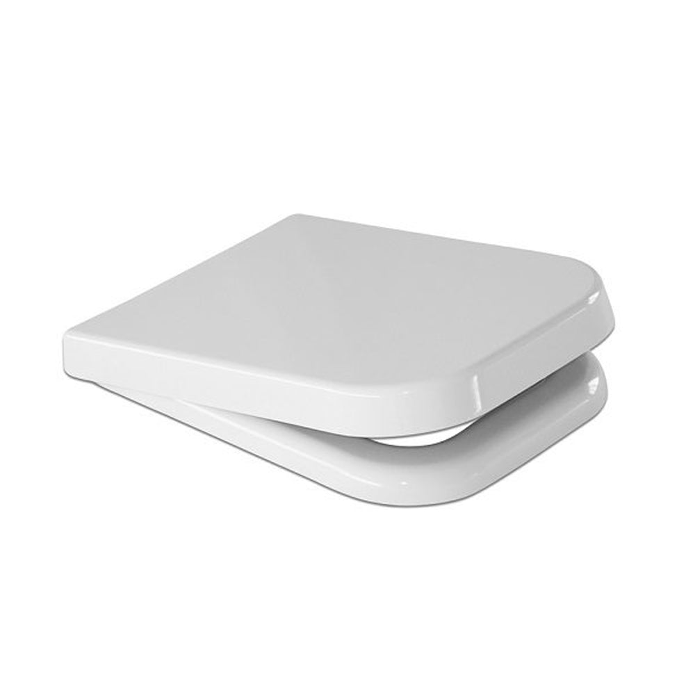 Sedile MDF poliesterato traccia bianco - chiusura normale — SEBA