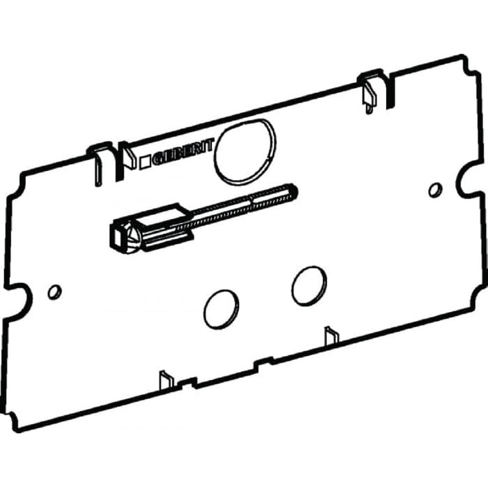 Placca di protezione per placca twinline 30" per art. 50119 — Geberit