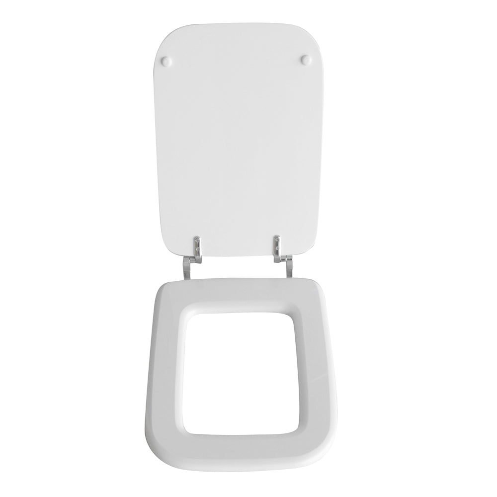 Sedile MDF poliesterato clio bianco - chiusura normale — SEBA
