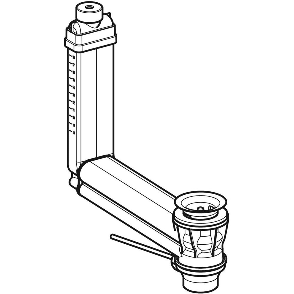 Piletta per lavabi variform Geberit CLOU" con azionamento a leva