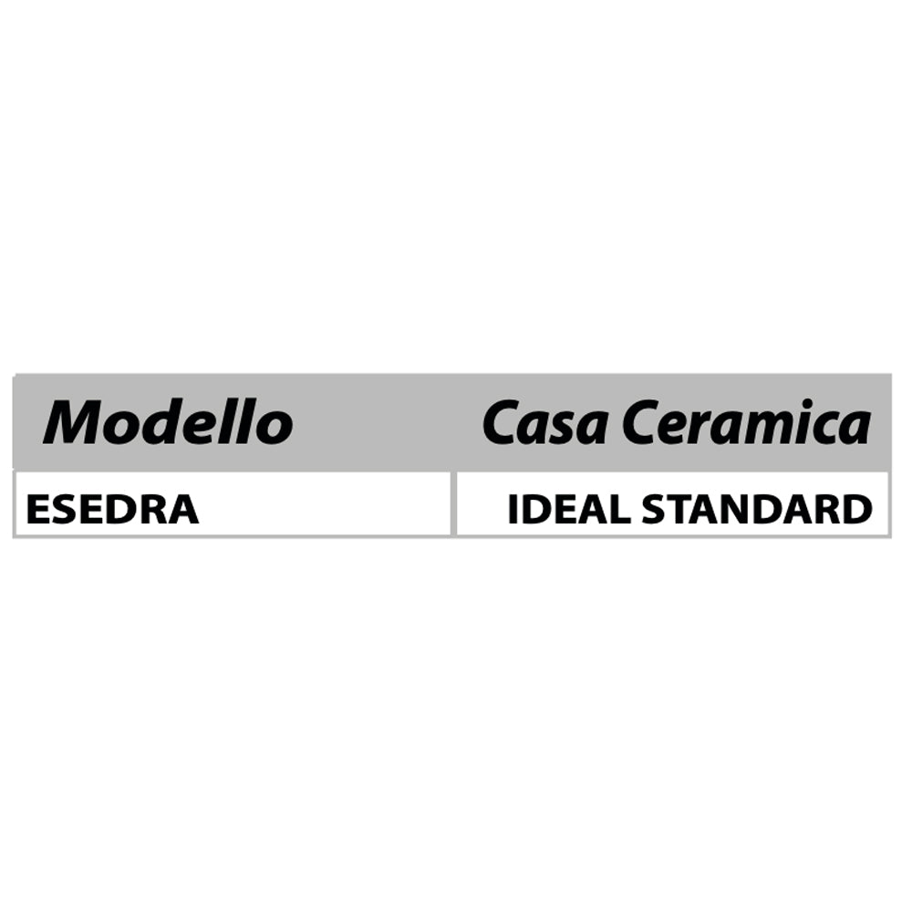Sedile colato esedra bianco — Sapal Copriwater