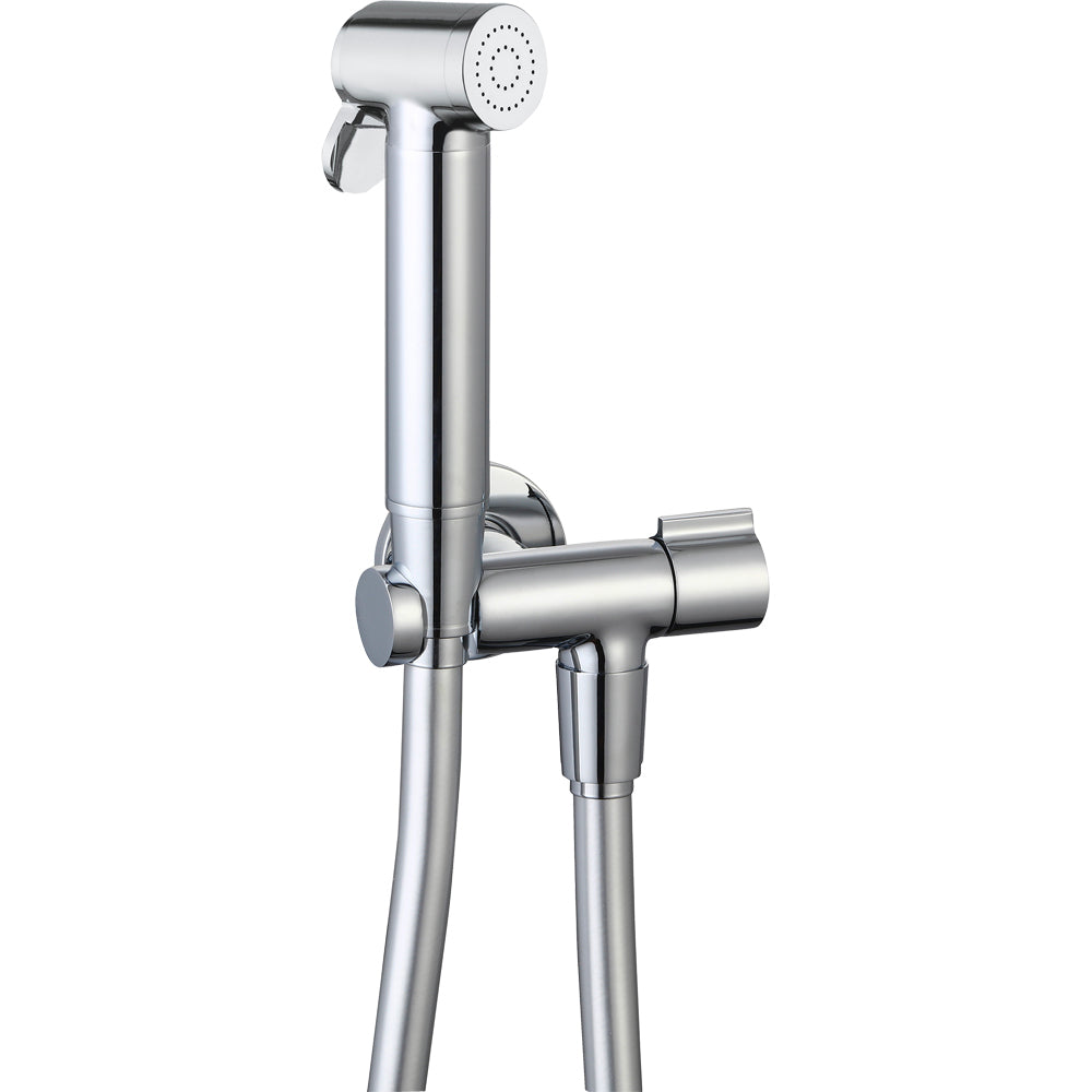 Kit doccia shut-off Saraby con valvola in ottone cromo