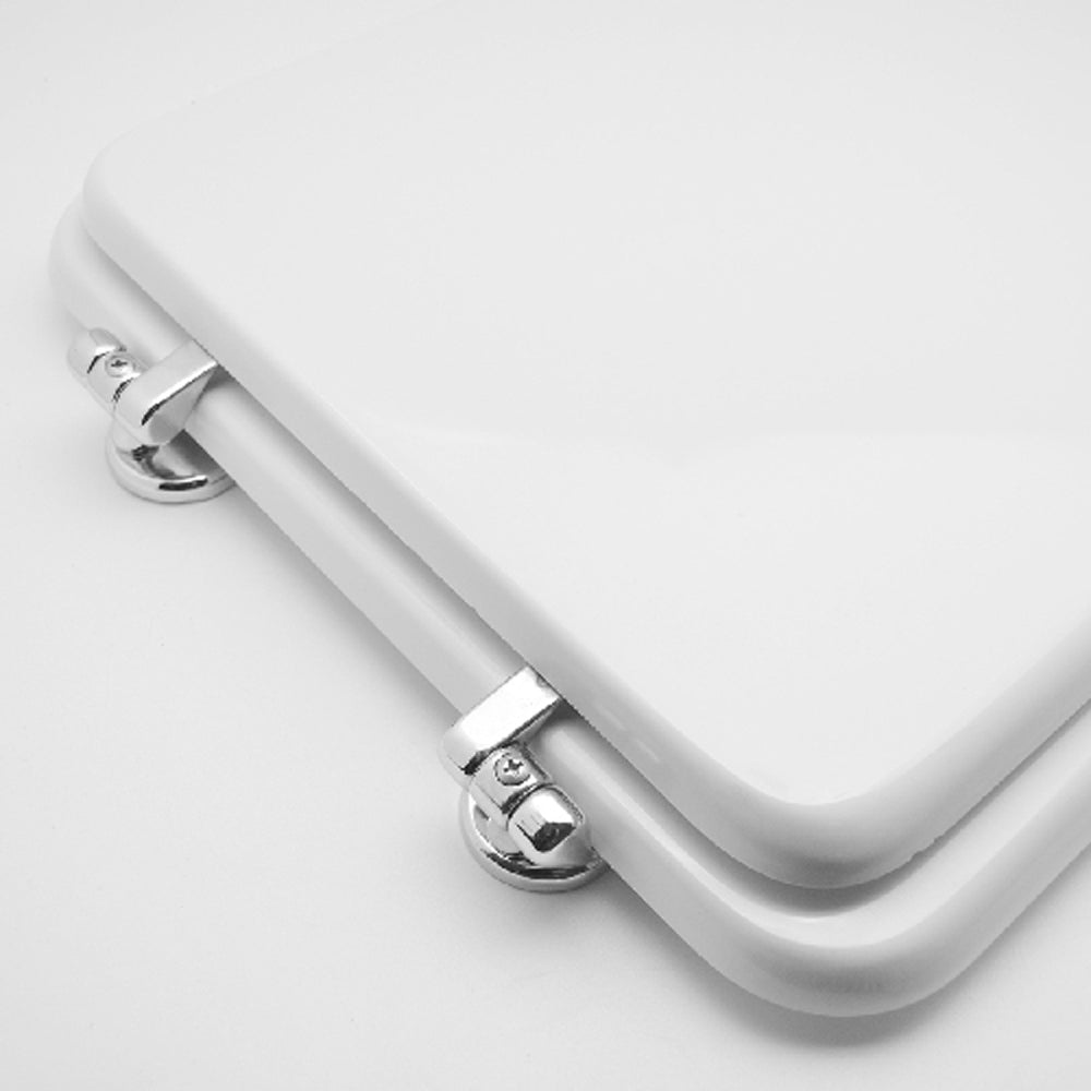 Sedile colato serie 92 bianco - chiusura normale — Sapal Copriwater