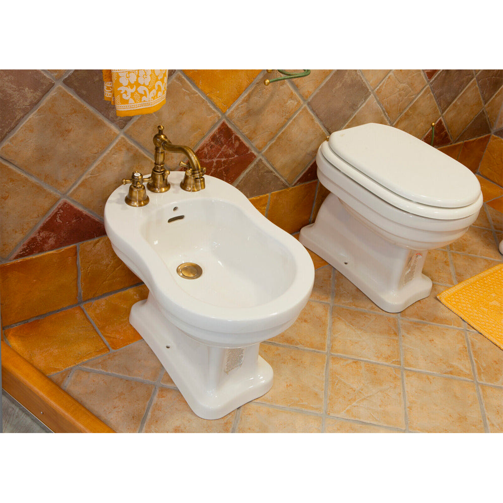 Sedile colato belle epoque bianco — Sapal Copriwater