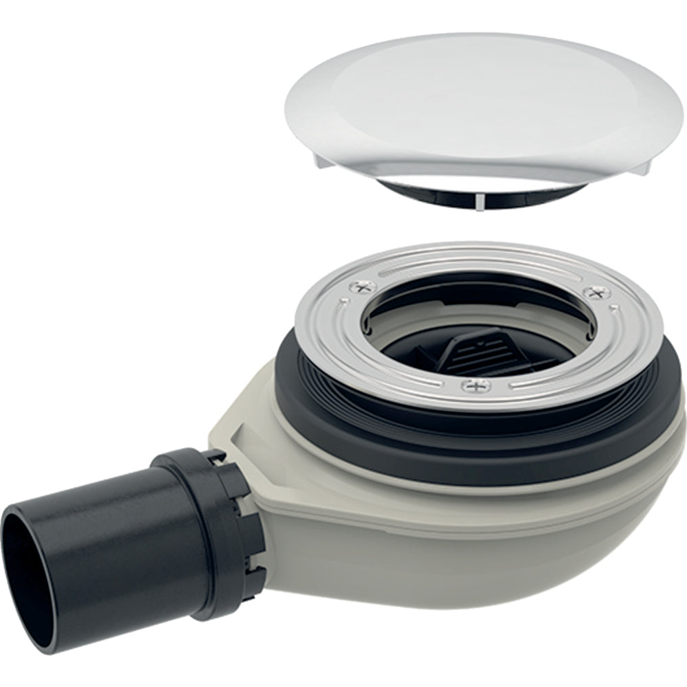 Piletta di scarico ribassata per piatto doccia Ø90 con piattello uscita Ø40 x H.58 mm — Geberit
