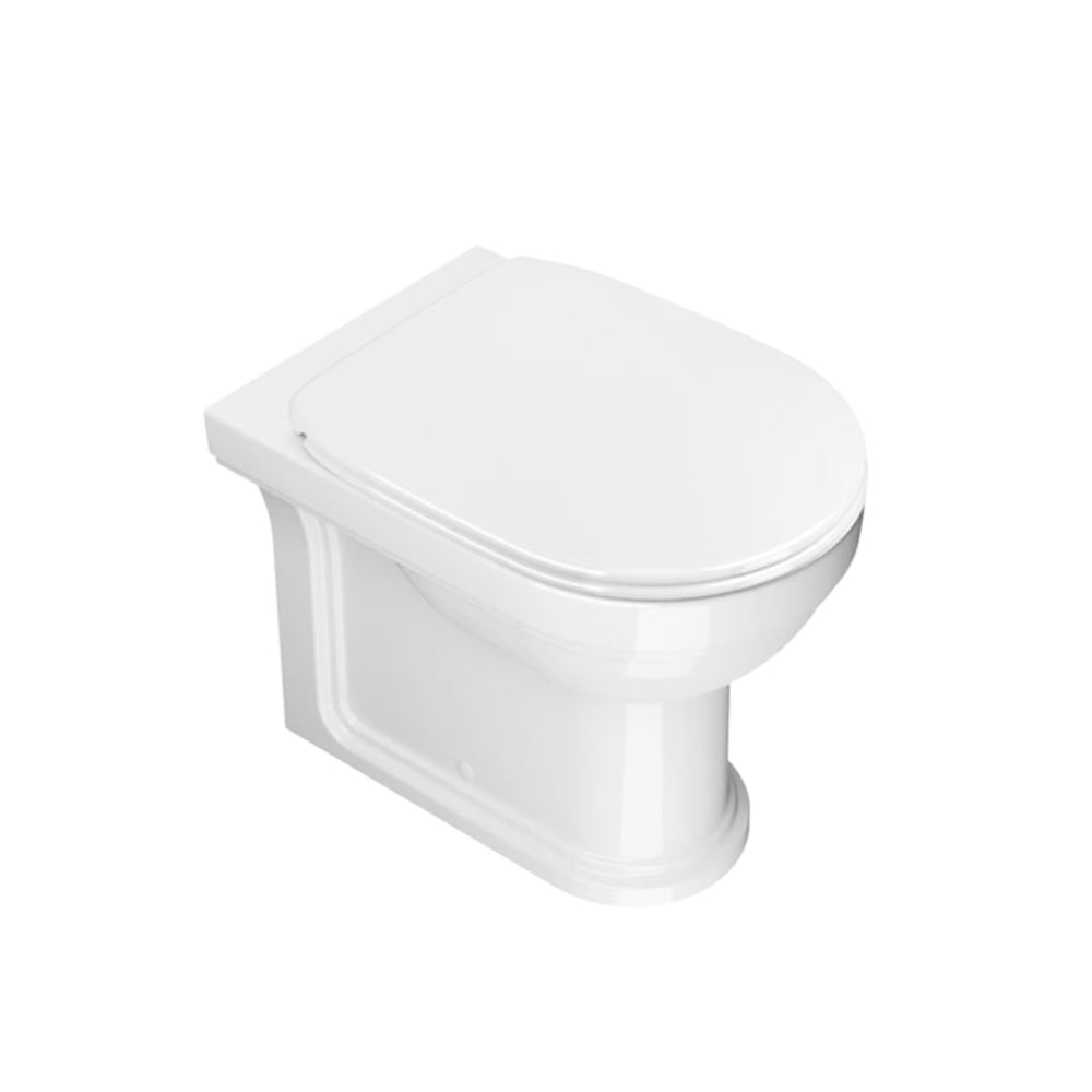 Sedile termoindurente canova bianco - chiusura normale — SEBA