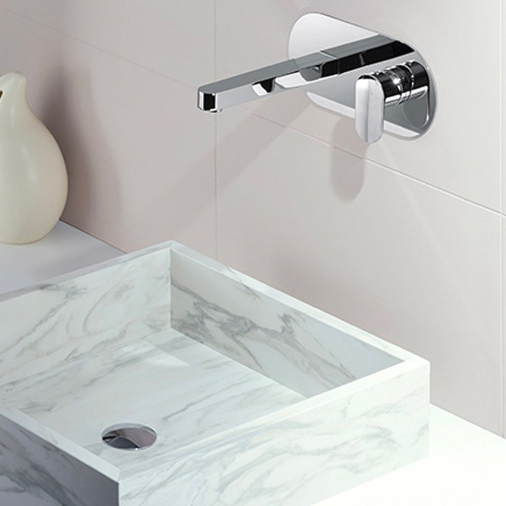 Miscelatore lavabo incasso con bocca a muro Candy Ø18 mm x 175 mm — Paffoni