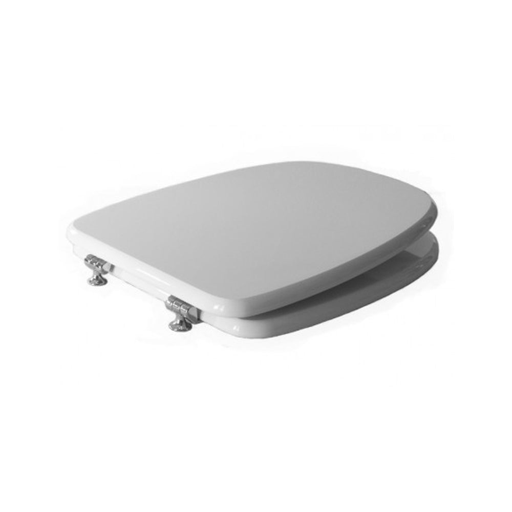Sedile MDF poliesterato universale bianco - chiusura normale — SEBA