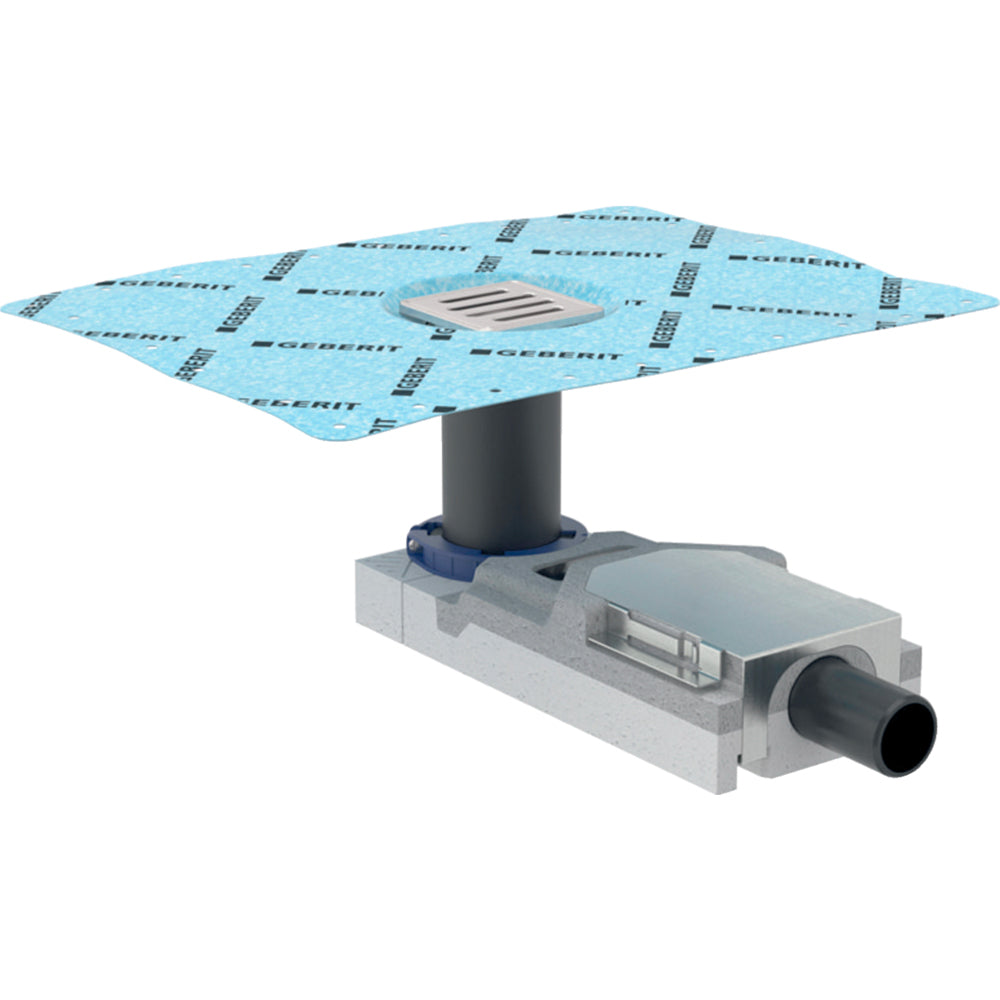 Sifone di scarico doccia a pavimento h. massetto 90-220 mm — Geberit