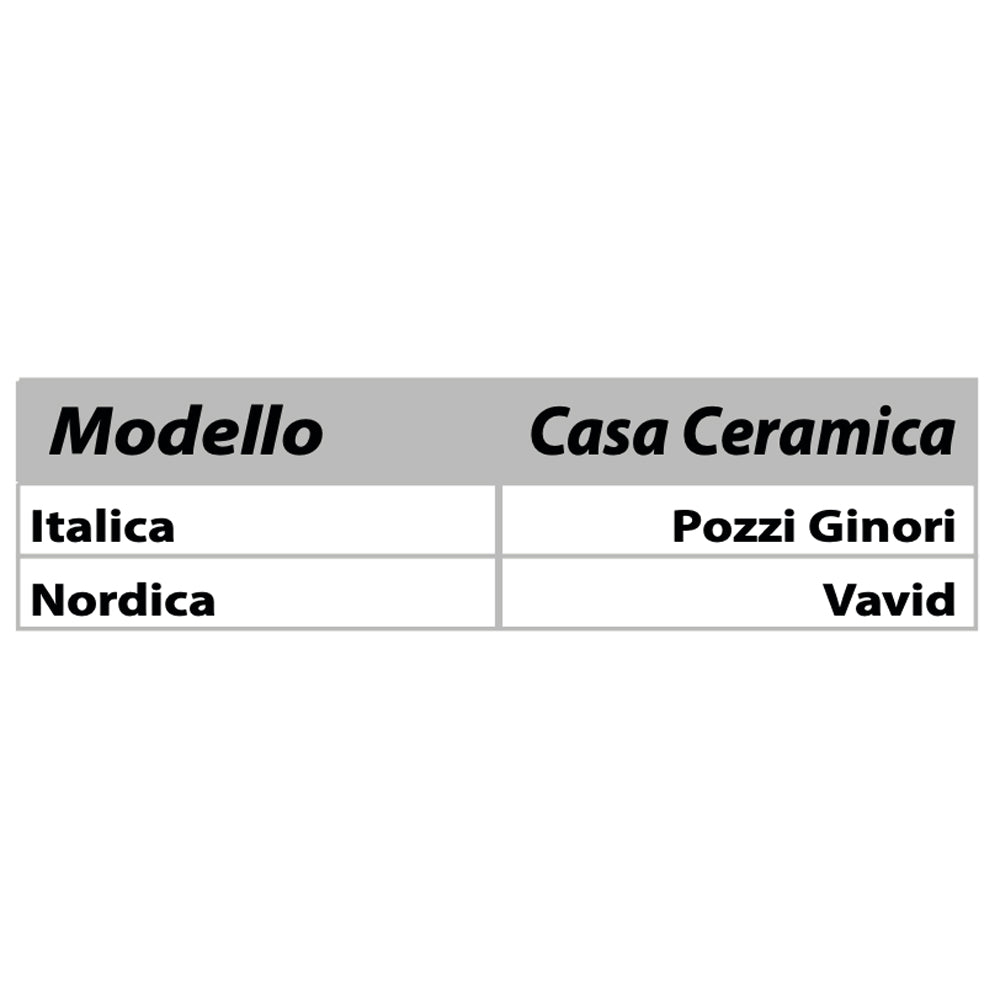 Sedile MDF poliesterato italica bianco - chiusura normale — SEBA
