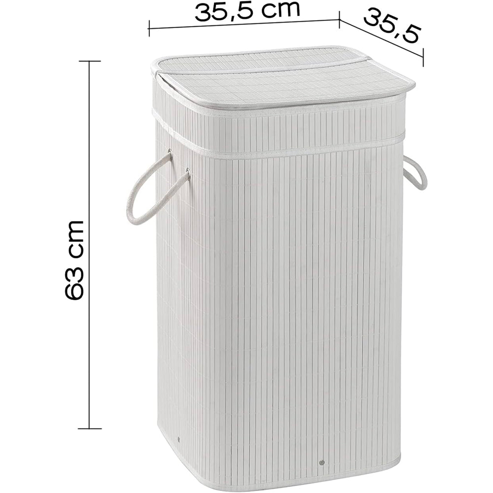 Cesto portabiancheria Tatami bianco — GEDY