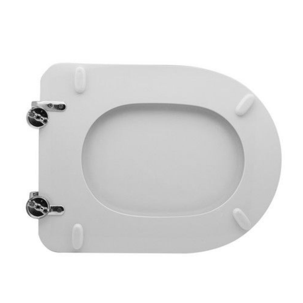 Sedile MDF poliesterato elios bianco - chiusura normale — SEBA