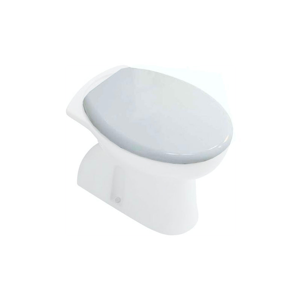 Sedile WC smeraldo universale MDF laccato bianco - chiusura normale — GEDY