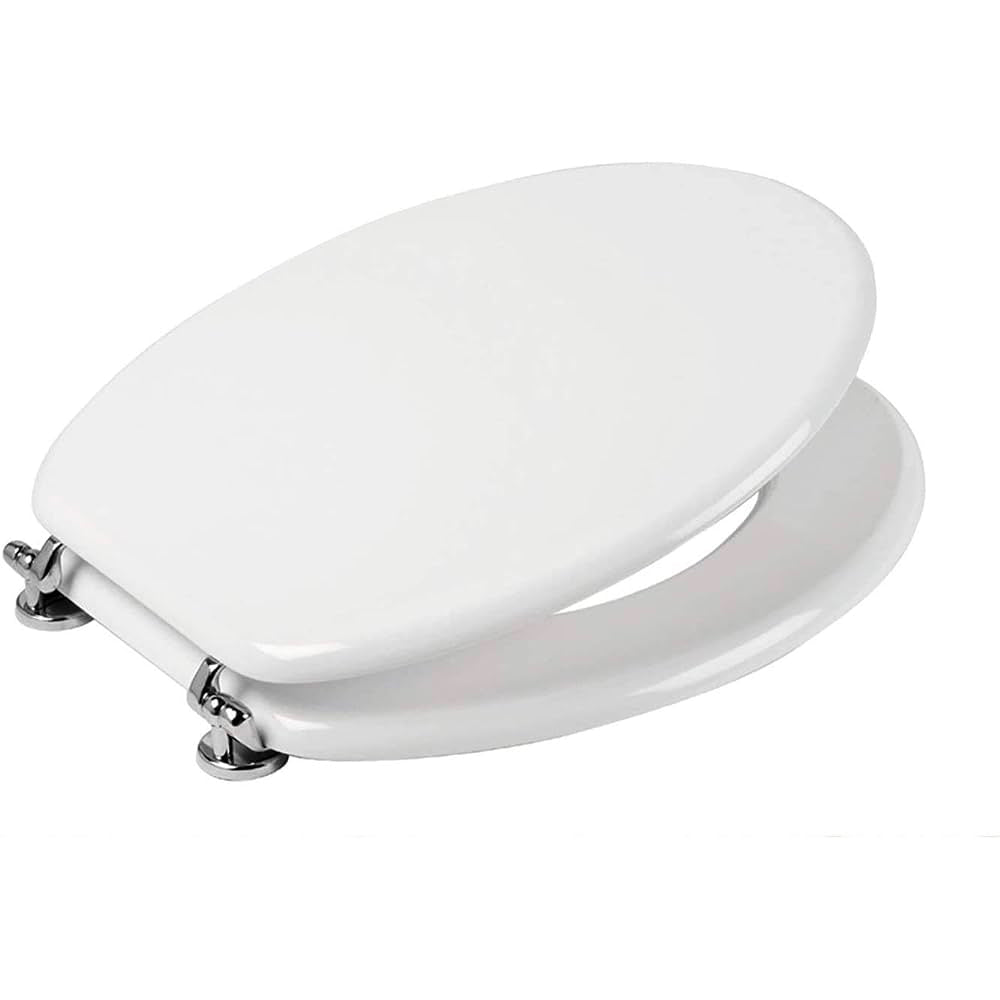 Sedile MDF poliesterato selecta bianco - chiusura normale — SEBA